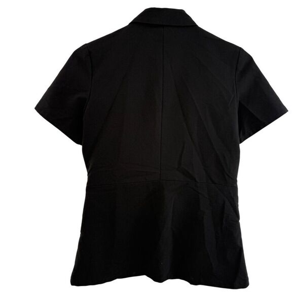 Figs Malindi Top Black Technical Collection Tailored XS Pockets Collared - Picture 8 of 10